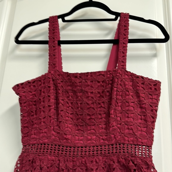 Lulus Crochet Tiered Dress - Picture 4 of 9